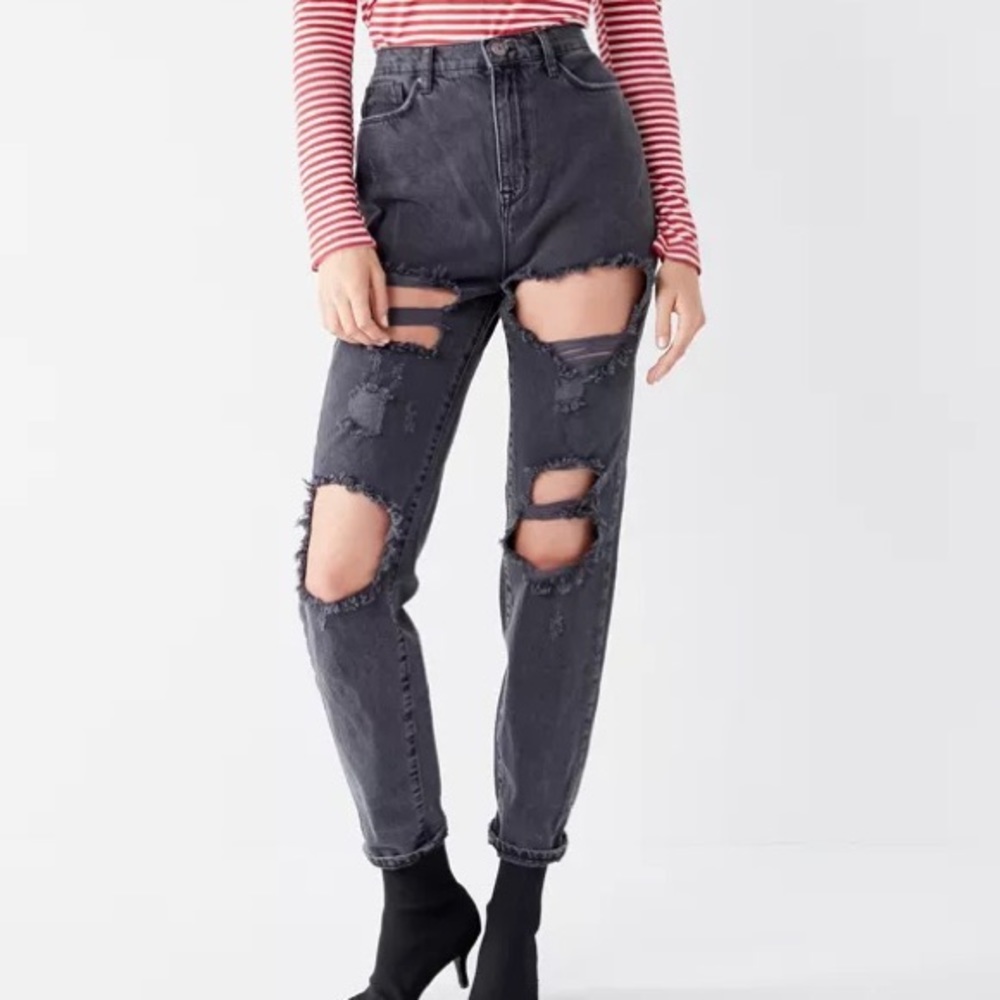 BDG Distressed Mom Jeans